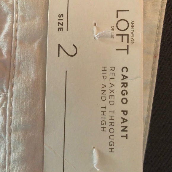 Ann Taylor Loft Relaxed Fit Cargo Pant - Picture 6 of 6